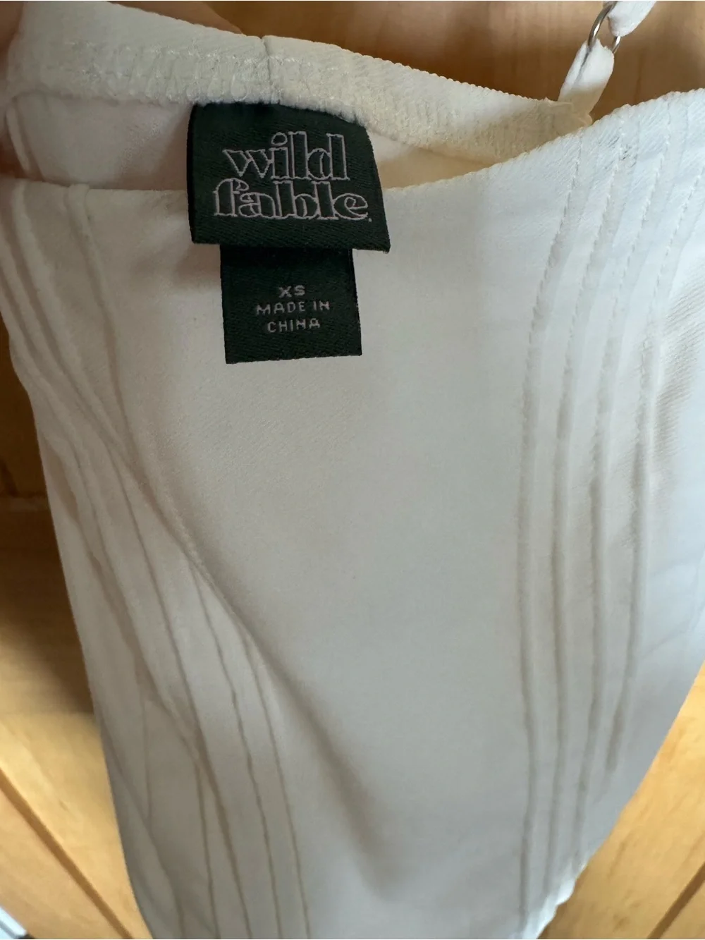 wild fable White Pleated Strappy Slip Dress